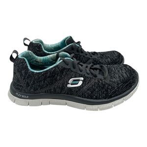 Skechers Flex Appeal 2.0 Running Shoes Women's 6 Gray Sneakers Lite-Weight 12074